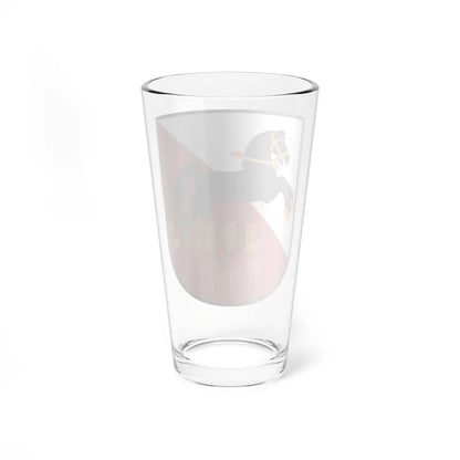 Coat of arms of Praha 20 (Czech Republic) (Coat of Arms) Pint Glass 16oz - Go Mug Yourself