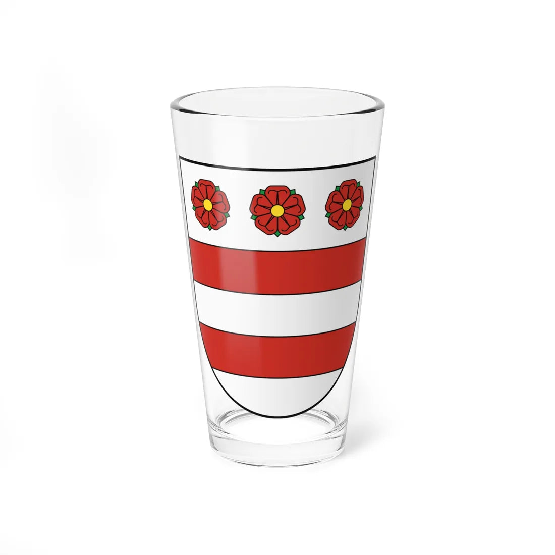 Coat of Arms of Prešov (Slovakia) (Coat of Arms) Pint Glass 16oz 16oz - Go Mug Yourself