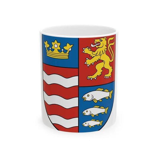 Coat Of Arms Of Presov Region (Slovakia) White Coffee Mug 11oz - Go Mug Yourself