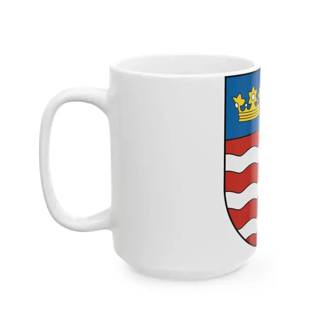 Coat Of Arms Of Presov Region (Slovakia) White Coffee Mug - Go Mug Yourself