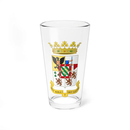 Coat of Arms of Priego de Córdoba (Spain) (Coat of Arms) Pint Glass 16oz 16oz - Go Mug Yourself
