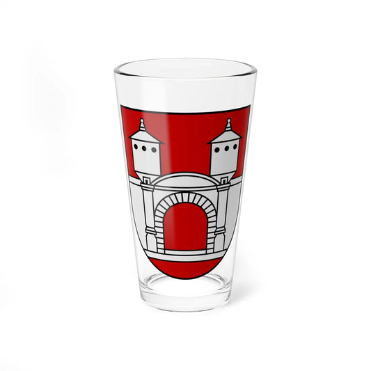 Coat of Arms of Priekule (Latvia) (Coat of Arms) Pint Glass 16oz 16oz - Go Mug Yourself