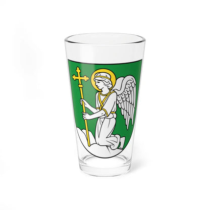 Coat of Arms of Prievidza (Slovakia) (Coat of Arms) Pint Glass 16oz 16oz - Go Mug Yourself