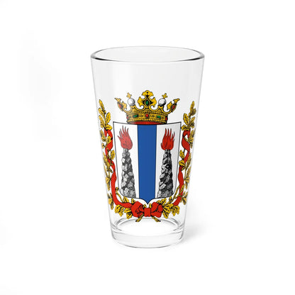Coat of Arms of Primorye oblast 1878 (Russia) (Coat of Arms) Pint Glass 16oz 16oz - Go Mug Yourself