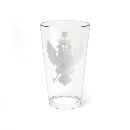 Coat of Arms of Prince Albert Count of Castrogiovanni c.1840-1844 (Italy) (Coat of Arms) Pint Glass 16oz - Go Mug Yourself