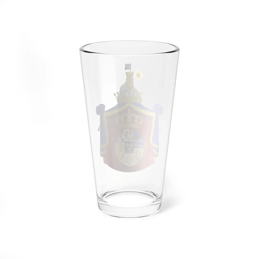 Coat of Arms of Prince Alfonso Count of Caserta c.1840-1886 (Italy) (Coat of Arms) Pint Glass 16oz - Go Mug Yourself