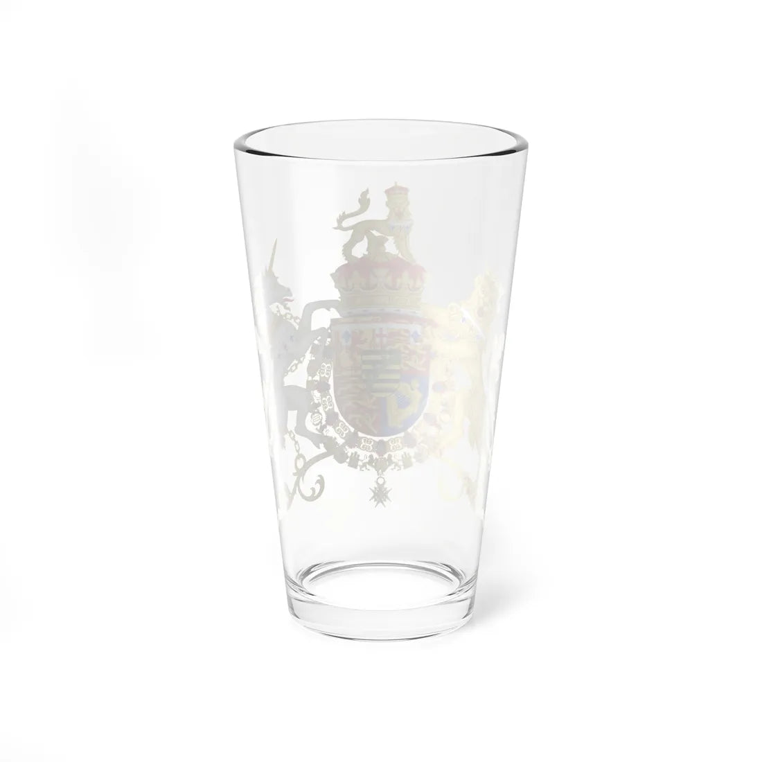 Coat of Arms of Prince Arthur Duke of Connaught and Strathearn Spanish Variant until 1917 (United Kingdom) (Coat of Arms) Pint Glass 16oz - Go Mug Yourself