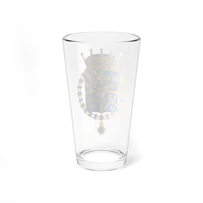 Coat of arms of Prince Bertil and Prince Julian Dukes of Halland (Sweden) (Coat of Arms) Pint Glass 16oz - Go Mug Yourself