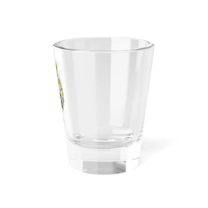 Coat of arms of Prince Bertil and Prince Julian Dukes of Halland (Sweden) (Coat of Arms) Shot Glass 1.5oz - Go Mug Yourself
