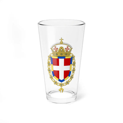 Coat of Arms of Prince Emanuele Filiberto Duke of Aosta Order of the Golden Fleece Variant (Austria) (Coat of Arms) Pint Glass 16oz 16oz - Go Mug Yourself