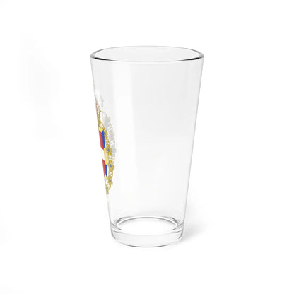 Coat of Arms of Prince Emanuele Filiberto Duke of Aosta Order of the Golden Fleece Variant (Austria) (Coat of Arms) Pint Glass 16oz - Go Mug Yourself
