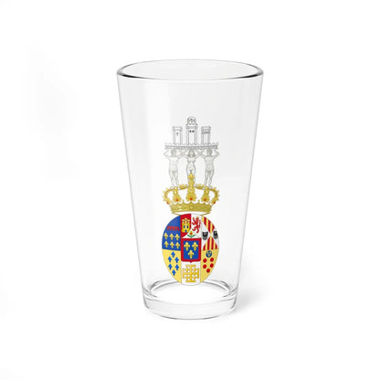 Coat of Arms of Prince Gaetan Count of Girgenti 1846-1871 (Italy) (Coat of Arms) Pint Glass 16oz 16oz - Go Mug Yourself