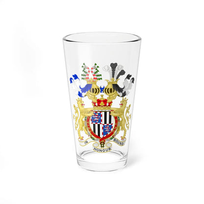 Coat of Arms of Prince Louis 1st Marquess of Milford Haven (United Kingdom) (Coat of Arms) Pint Glass 16oz 16oz - Go Mug Yourself