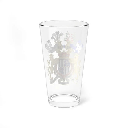 Coat of Arms of Prince Louis 1st Marquess of Milford Haven (United Kingdom) (Coat of Arms) Pint Glass 16oz - Go Mug Yourself