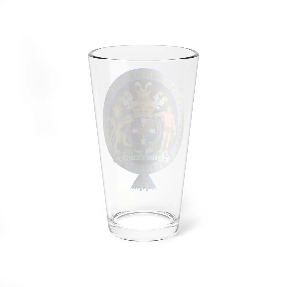 Coat of Arms of Prince Philip Duke of Edinburgh Order of the Elephant Variant (Denmark) (Coat of Arms) Pint Glass 16oz - Go Mug Yourself