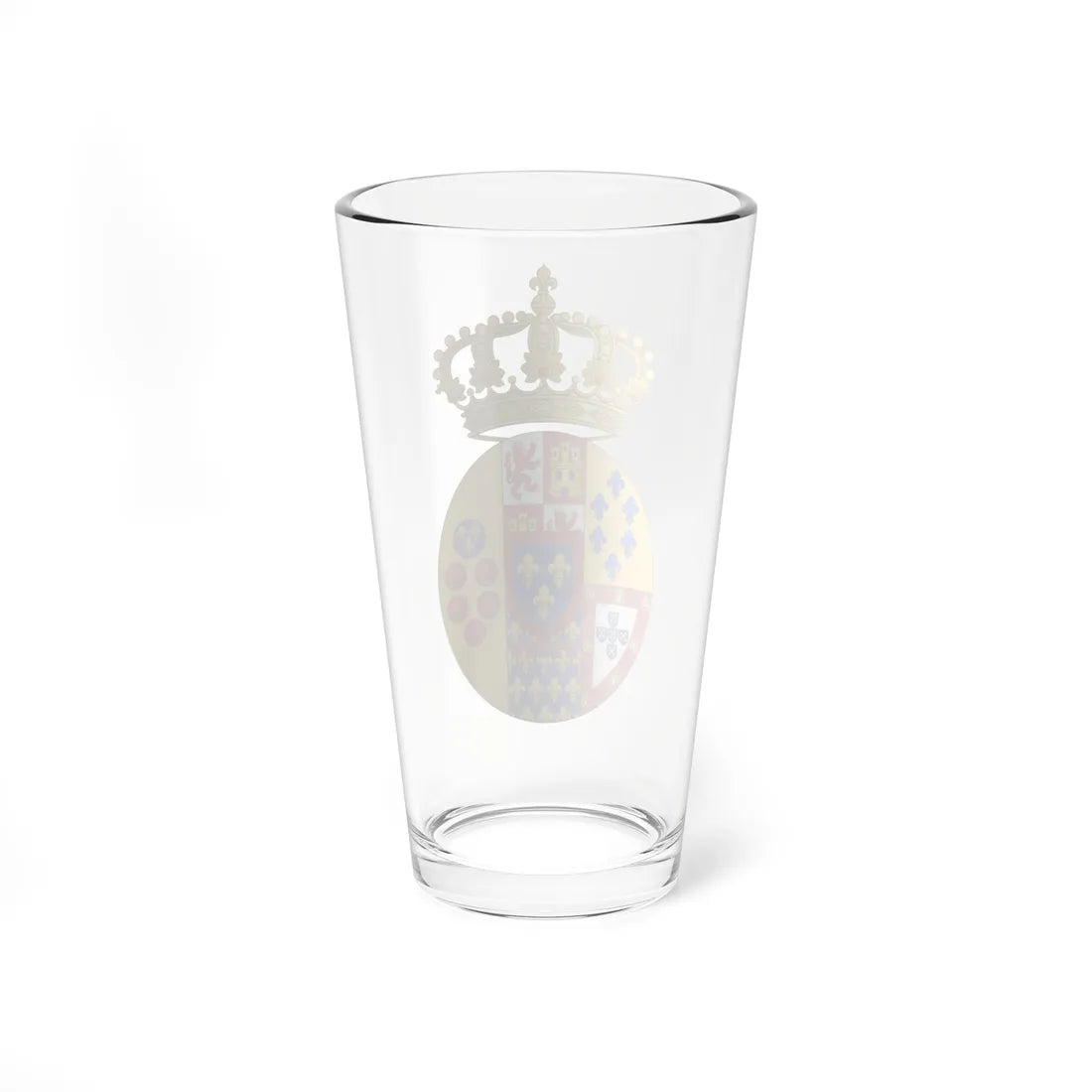 Coat of Arms of Princes of the Royal House of the Two Sicilies (Italy) (Coat of Arms) Pint Glass 16oz - Go Mug Yourself