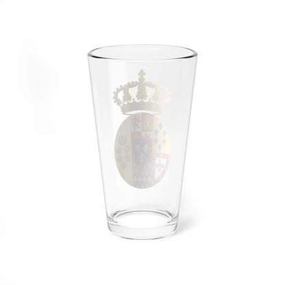 Coat of Arms of Princes of the Royal House of the Two Sicilies (Italy) (Coat of Arms) Pint Glass 16oz - Go Mug Yourself