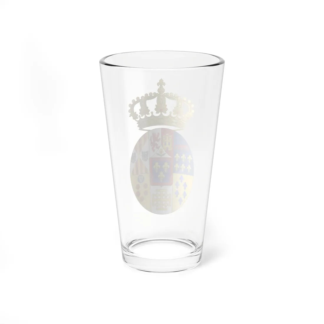 Coat of Arms of Princes of the Two Sicilies c.1840 (Italy) (Coat of Arms) Pint Glass 16oz - Go Mug Yourself