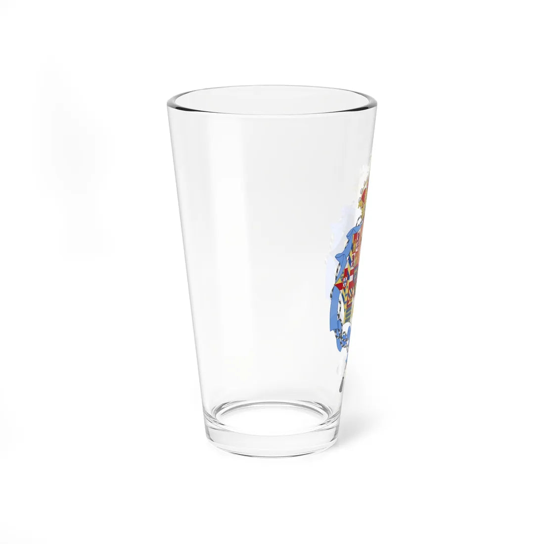 Coat of arms of Princess Anne Dowager Duchess of Calabria (Italy) (Coat of Arms) Pint Glass 16oz - Go Mug Yourself