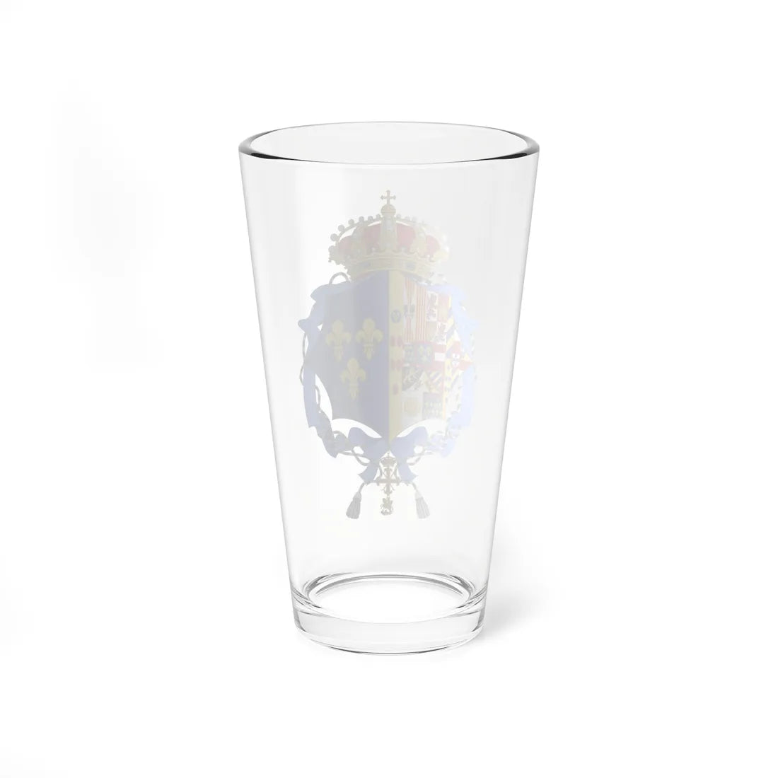 Coat of arms of Princess Anne Dowager Duchess of Calabria (Italy) (Coat of Arms) Pint Glass 16oz - Go Mug Yourself