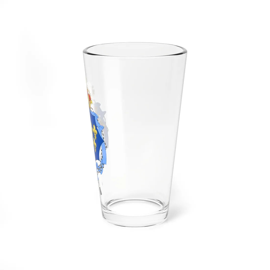 Coat of arms of Princess Anne Dowager Duchess of Calabria (Italy) (Coat of Arms) Pint Glass 16oz - Go Mug Yourself