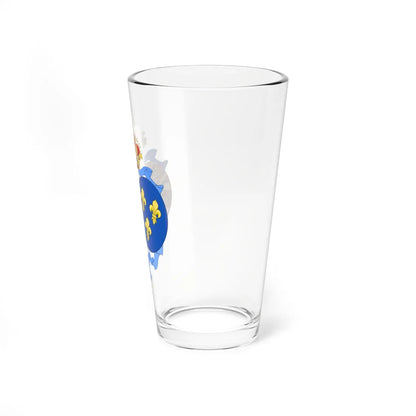 Coat of arms of Princess Anne Duchess of Calabria Spanish Heraldry (Italy) (Coat of Arms) Pint Glass 16oz - Go Mug Yourself
