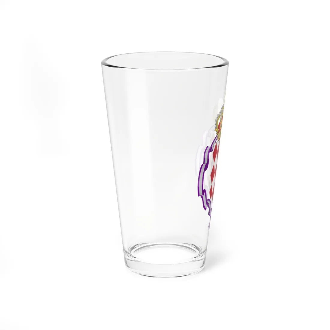 Coat of Arms of Princess Charlotte Duchess of Valentinois Order of María Luisa (Monaco) (Coat of Arms) Pint Glass 16oz - Go Mug Yourself