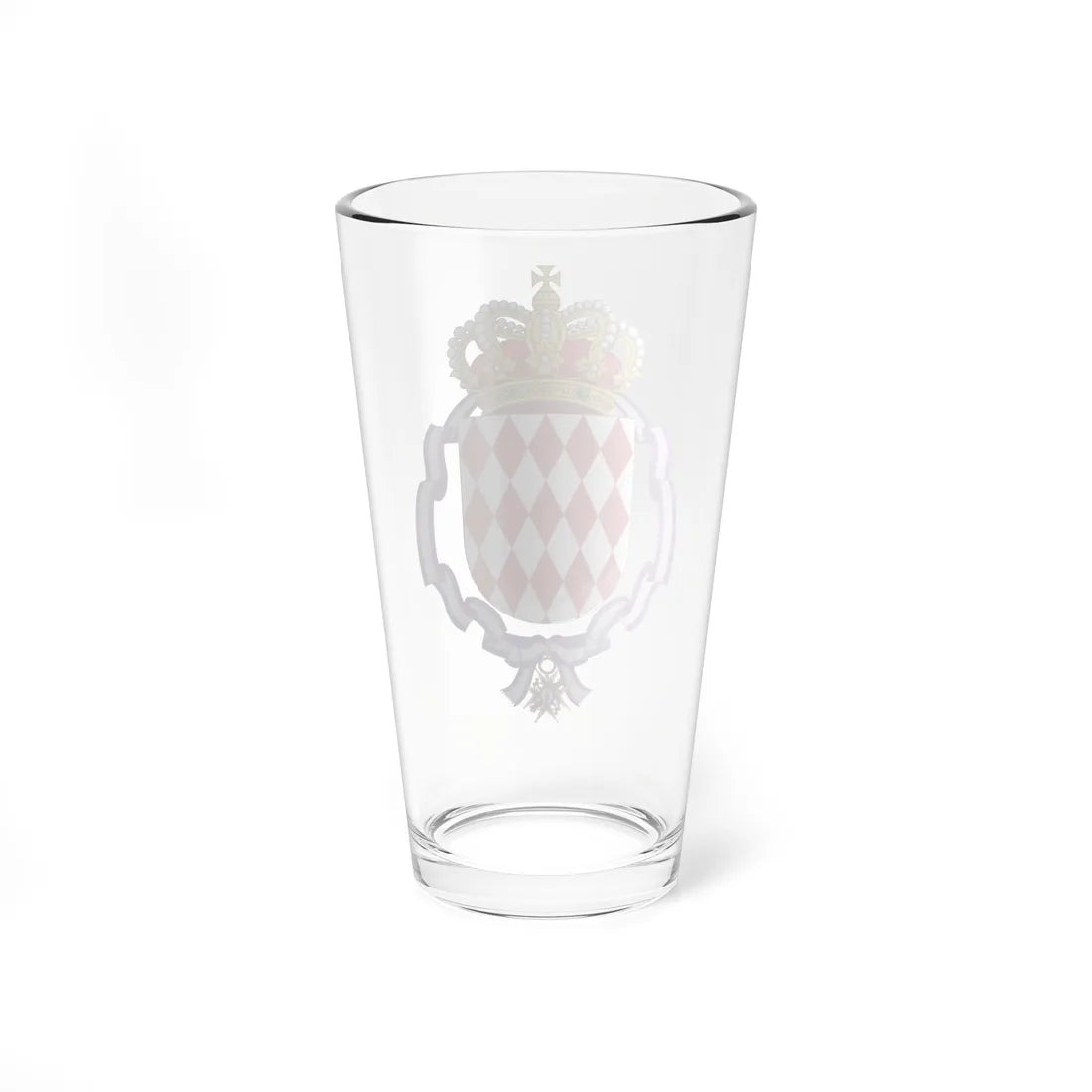 Coat of Arms of Princess Charlotte Duchess of Valentinois Order of María Luisa (Monaco) (Coat of Arms) Pint Glass 16oz - Go Mug Yourself