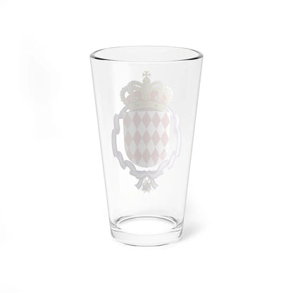 Coat of Arms of Princess Charlotte Duchess of Valentinois Order of María Luisa (Monaco) (Coat of Arms) Pint Glass 16oz - Go Mug Yourself