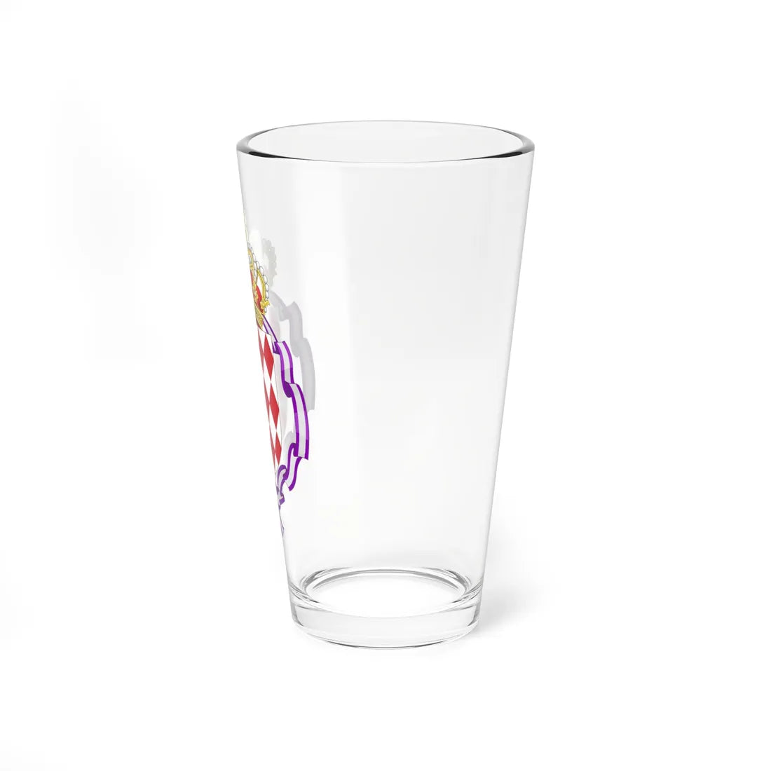 Coat of Arms of Princess Charlotte Duchess of Valentinois Order of María Luisa (Spain) (Coat of Arms) Pint Glass 16oz - Go Mug Yourself