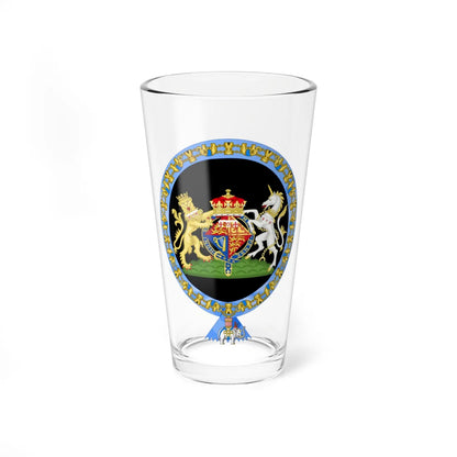 Coat of Arms of Princess Elizabeth Order of the Elephant Variant (Denmark) (Coat of Arms) Pint Glass 16oz 16oz - Go Mug Yourself
