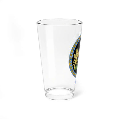 Coat of Arms of Princess Elizabeth Order of the Elephant Variant (Denmark) (Coat of Arms) Pint Glass 16oz - Go Mug Yourself