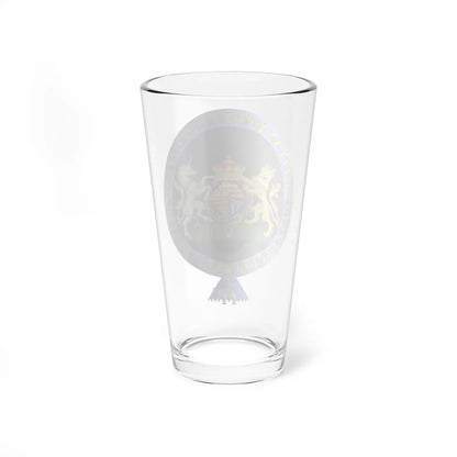 Coat of Arms of Princess Elizabeth Order of the Elephant Variant (Denmark) (Coat of Arms) Pint Glass 16oz - Go Mug Yourself