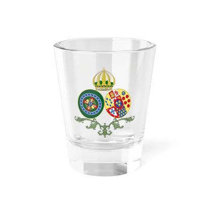 Coat of arms of Princess Maria de la Esperanza of Bourbon-Two Sicilies (Brazil) (Coat of Arms) Shot Glass 1.5oz 1.5oz - Go Mug Yourself