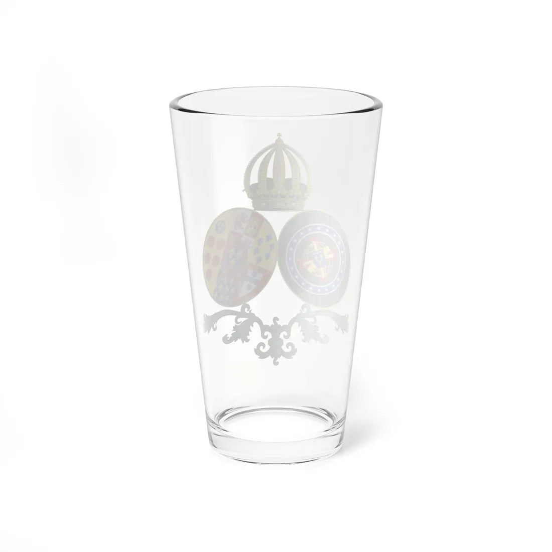 Coat of arms of Princess Maria de la Esperanza of Bourbon-Two Sicilies (Italy) (Coat of Arms) Pint Glass 16oz - Go Mug Yourself