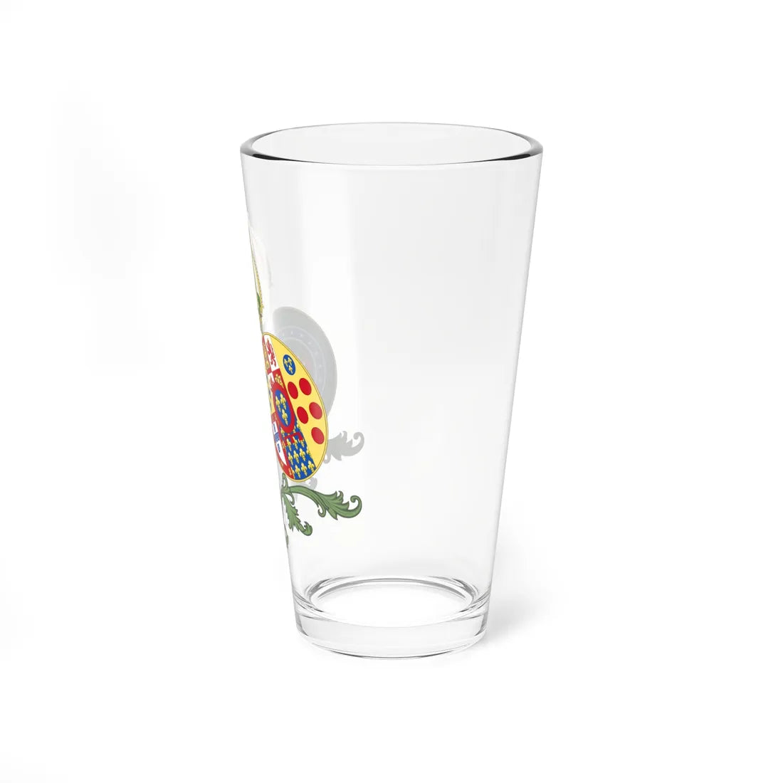 Coat of arms of Princess Maria de la Esperanza of Bourbon-Two Sicilies (Italy) (Coat of Arms) Pint Glass 16oz - Go Mug Yourself