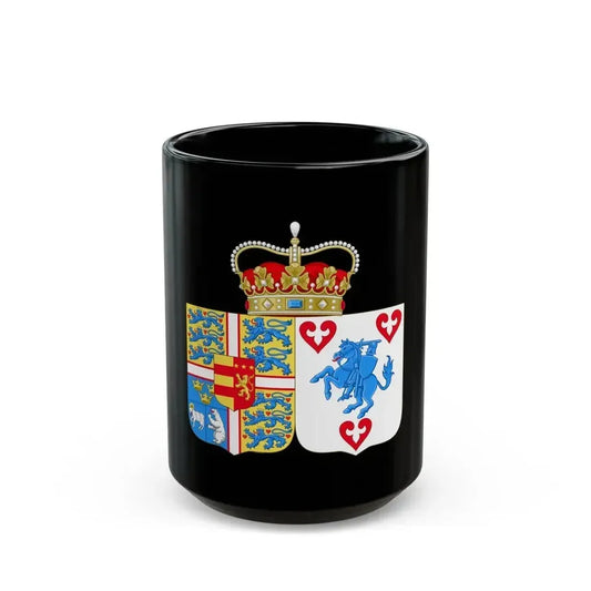 Coat of arms of Princess Marie of Denmark - Black Coffee Mug 15oz - Go Mug Yourself