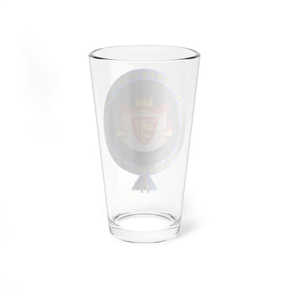 Coat of Arms of Princess Märtha Louise of Norway Order of the Elephant (Denmark) (Coat of Arms) Pint Glass 16oz - Go Mug Yourself