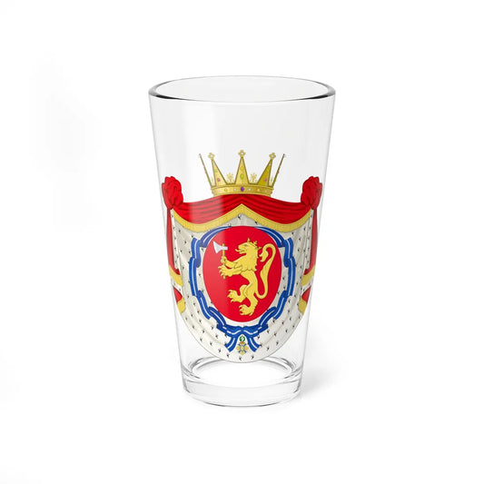 Coat of Arms of Princess Märtha Louise of Norway Spanish Order of Civil Merit (Spain) (Coat of Arms) Pint Glass 16oz 16oz - Go Mug Yourself