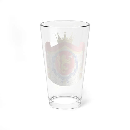 Coat of Arms of Princess Märtha Louise of Norway Spanish Order of Civil Merit (Spain) (Coat of Arms) Pint Glass 16oz - Go Mug Yourself