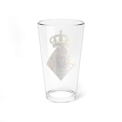 Coat of Arms of Princess of the Royal House of the Two Sicilies (Italy) (Coat of Arms) Pint Glass 16oz - Go Mug Yourself