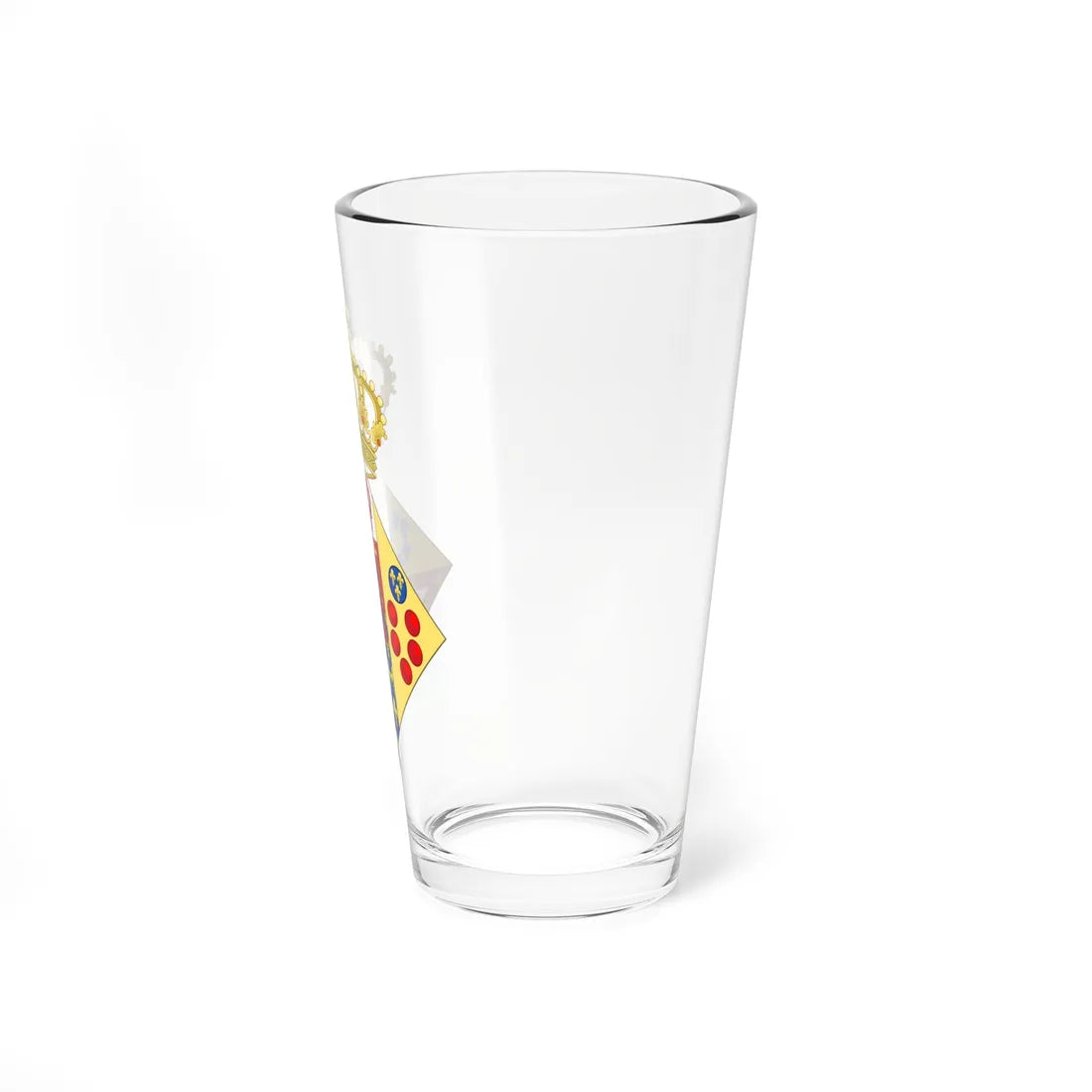 Coat of Arms of Princess of the Royal House of the Two Sicilies (Italy) (Coat of Arms) Pint Glass 16oz - Go Mug Yourself
