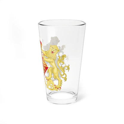Coat of Arms of Princess Victoria Eugenie of Battenberg 1906 (Spain) (Coat of Arms) Pint Glass 16oz - Go Mug Yourself