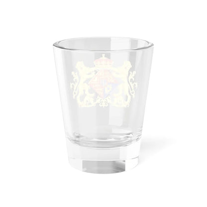 Coat of Arms of Princess Victoria Eugenie of Battenberg 1906 (United Kingdom) (Coat of Arms) Shot Glass 1.5oz - Go Mug Yourself