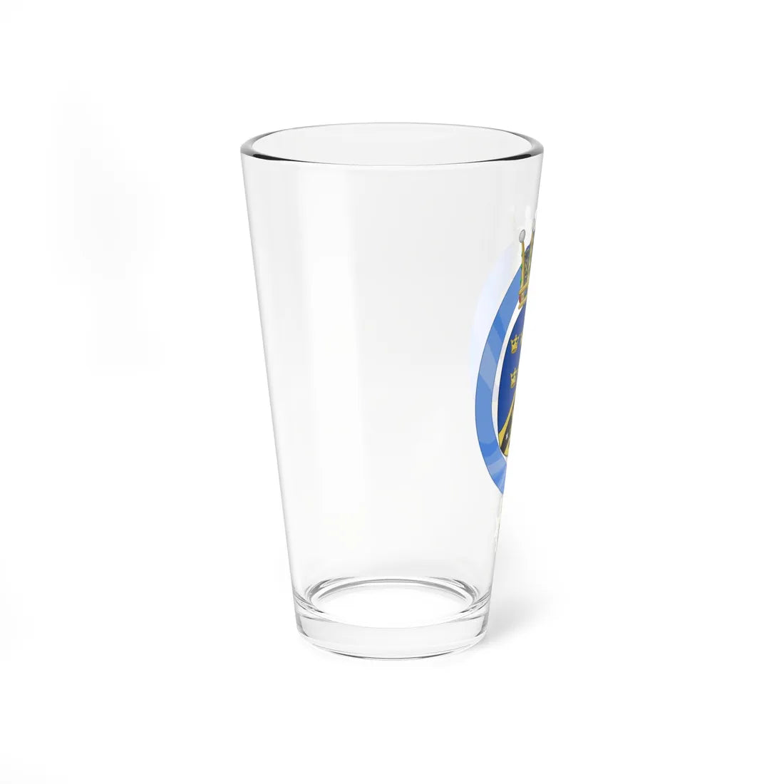 Coat of arms of Princesse Ingeborg Duchesse de Västergötland (Denmark) (Coat of Arms) Pint Glass 16oz - Go Mug Yourself