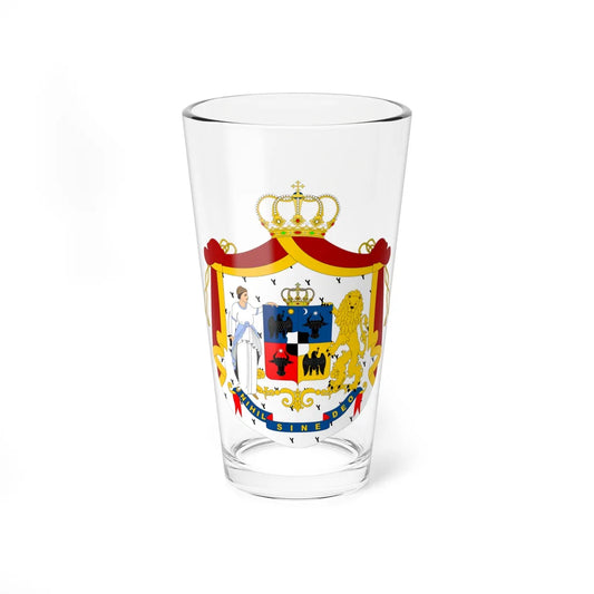 Coat of arms of Principality of Romania 1867-1872 (Oman) (Coat of Arms) Pint Glass 16oz 16oz - Go Mug Yourself