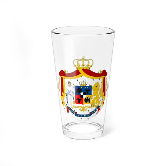 Coat of arms of Principality of Romania (1867-1872) - Pint Glass 16oz 16oz - Go Mug Yourself