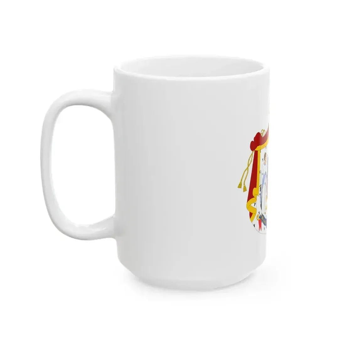 Coat of arms of Principality of Romania (1867-1872) - White Coffee Mug - Go Mug Yourself