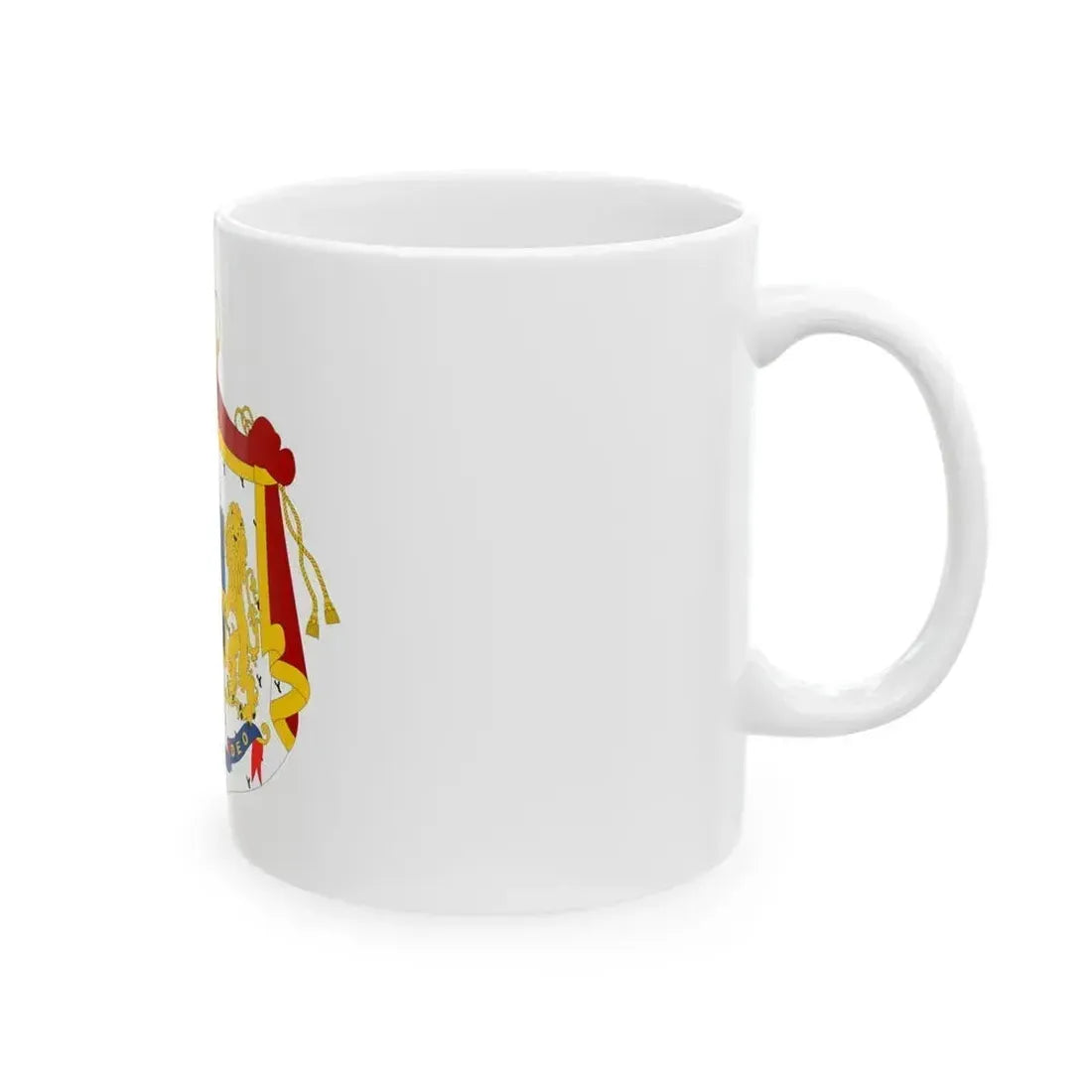 Coat of arms of Principality of Romania (1867-1872) - White Coffee Mug - Go Mug Yourself