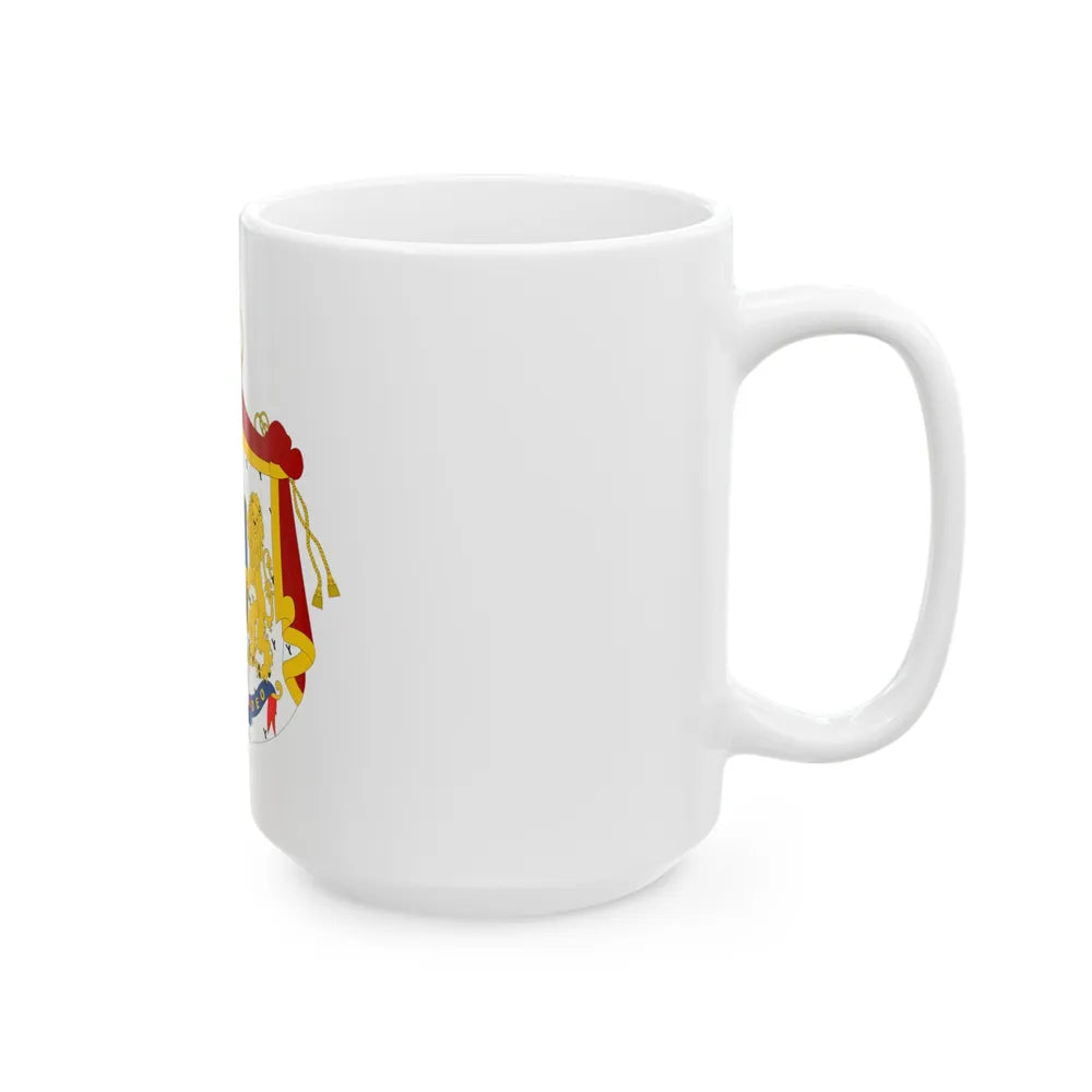 Coat of arms of Principality of Romania (1867-1872) - White Coffee Mug-Go Mug Yourself